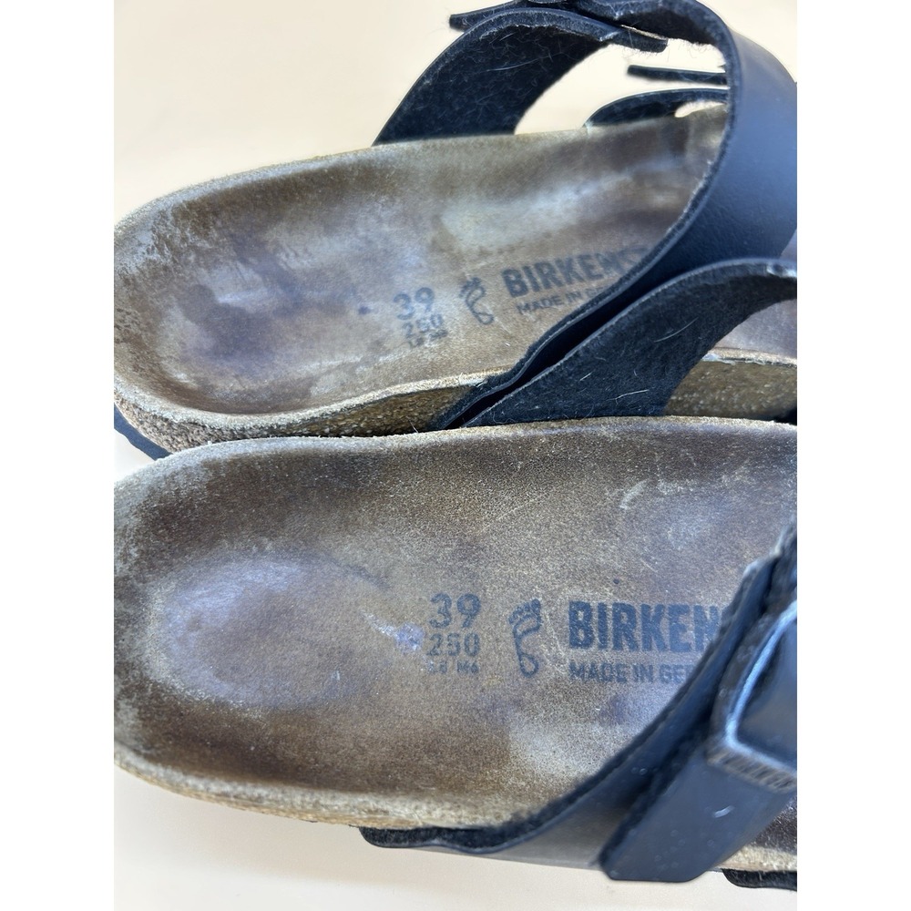 Birkenstock Shoes Womens Size 8 Black Mayari Sandals EU 39 Made in Germany - Picture 9 of 9